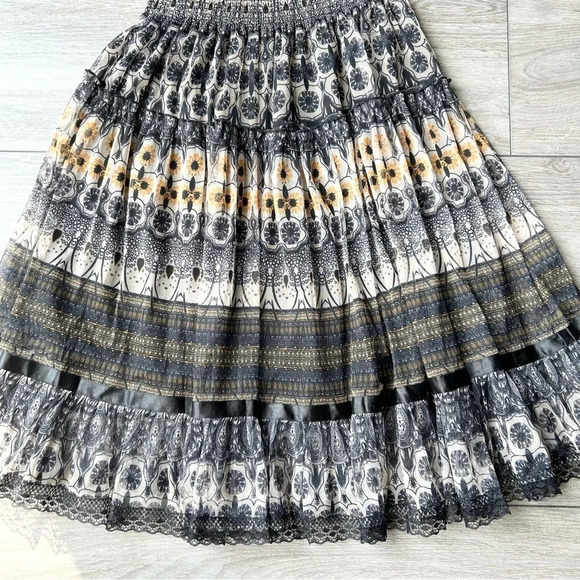 Lapis  Floral Print Strapless Convertible Dress - Picture 5 of 15